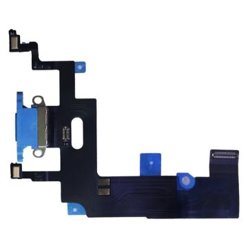 iPhone XR Charging Port Flex Cable - Blue Replacement Part - 1