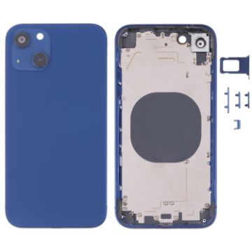 iPhone XR Back Housing Cover - iP13 Lookalike (Blue) - 1