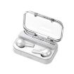 TWS Bluetooth Earphone with Noise Cancelling & Charging Box - White - 1