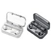 TWS Bluetooth Earphone with Noise Cancelling & Charging Box - White - 2