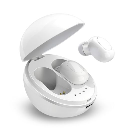 A10 TWS Space Capsule Bluetooth Earphones with Magnetic Box & Lanyard - 1