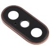 iPhone XS/XS Max Gold Back Camera Bezel with Lens Cover - 3