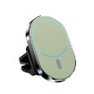 JJT-968 15W Magnetic Car Air Outlet Wireless Charger - Green - 2