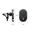 JJT-968 Red Magnetic Car Air Outlet Wireless Charger 15W Max Output - 4