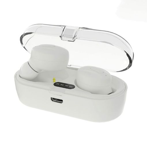 XG13 Bluetooth 5.0 TWS Mini Stereo Wireless Earphone - White - 1