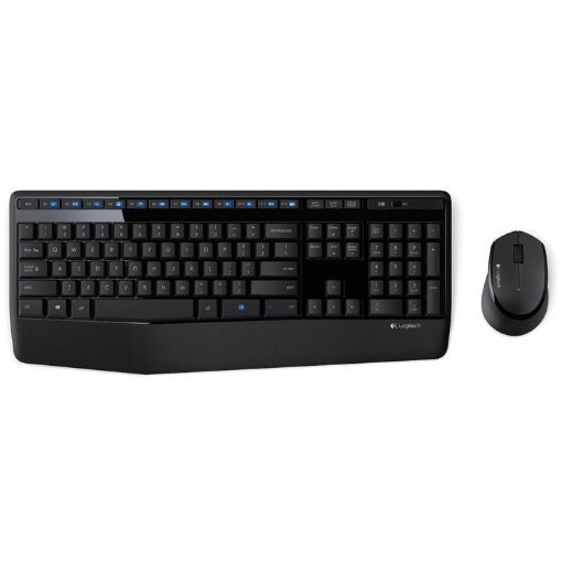 Logitech MK345 Wireless Keyboard & Mouse Set with Nano Receiver (Black) - 1