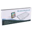 Ultra-thin WB-8022 Wireless Bluetooth Keyboard, German Keys, Silver - 6