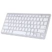 Ultra-thin Wireless Bluetooth Keyboard, French Keys, Silver, for Tablets - 2