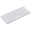 Ultra-thin WB-8022 Wireless Bluetooth Keyboard, Portuguese, Silver - 3