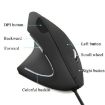 CM0093 Rechargeable Left-Hand Vertical Wireless Mouse, 1000/1200/1600DPI - 4