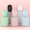 M107 Pink Wireless Rechargeable Mouse, 4-Buttons, 1600 DPI, 2.4GHz - 2
