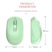 M107 Pink Wireless Rechargeable Mouse, 4-Buttons, 1600 DPI, 2.4GHz - 3