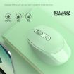 M107 Pink Wireless Rechargeable Mouse, 4-Buttons, 1600 DPI, 2.4GHz - 5