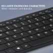 MKESPN 8022 Ultra-thin Wireless Keyboard & Mouse Set - 2.4G Scissor Foot - 4
