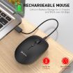 MKESPN 859 Wireless Mouse Pink - 2.4G, BT5.0, BT3.0, Three Modes - 7