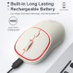 iMICE W-618 Blue Silent Wireless Mouse, 4 Buttons, 1600 DPI, Rechargeable - 8