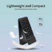 Compact Mini Wireless Bluetooth Folding Keyboard - White | Portable & Sleek - 2