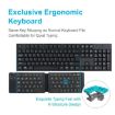 Compact Mini Wireless Bluetooth Folding Keyboard - White | Portable & Sleek - 3