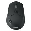 Logitech M720 Wireless Bluetooth Mouse, 1000DPI, 2.4GHz, Black - 1