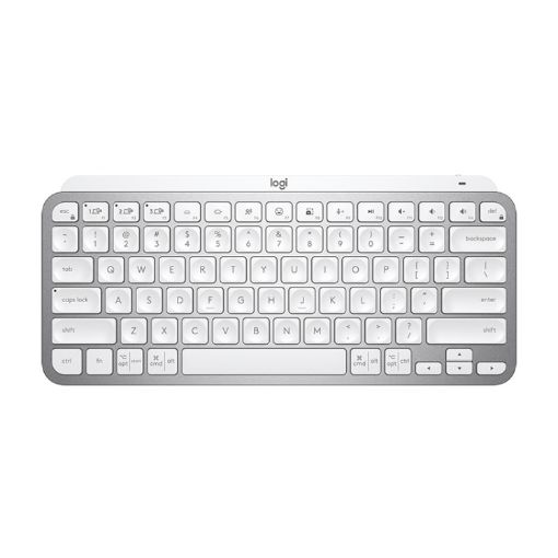 Logitech MX Keys Mini Wireless Bluetooth Backlit Keyboard - Grey - 1
