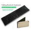 F66 Foldable Bluetooth Keyboard, 66 Keys, Android/Windows/iOS, Rose Gold - 4