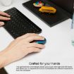 Logitech M185 Wireless Optical Mouse, 2.4GHz, 3-Keys, 1000DPI, Blue - 5