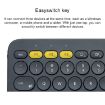 Logitech K380 Wireless Bluetooth Keyboard, Multi-Device, Portable, Blue - 6