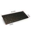 KM-909 Wireless Keyboard & Optical Pen Mouse Set, USB Receiver, Black - 6