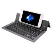 F18 Ultra-slim Foldable Bluetooth Keyboard with Holder - 58 Keys, Grey - 1