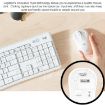 Logitech MK295 Wireless Silent Keyboard & Mouse Set - White, USB - 4