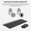 Logitech MK470 Wireless Keyboard Mouse Set - Black, Silent, Compact - 7