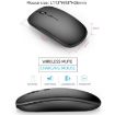 HXSJ M90 Gold Ultrathin Mute Rechargeable Dual Mode Wireless Mouse - 4