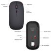 HXSJ M90 Rose Gold Dual Mode Wireless Bluetooth Rechargeable Mouse - 3