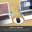 HXSJ M90 Rose Gold Dual Mode Wireless Bluetooth Rechargeable Mouse - 9