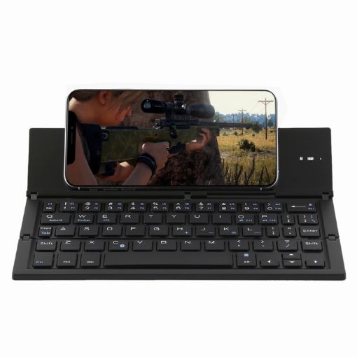 Ultra-thin Foldable Bluetooth Keyboard - Android/iOS/Windows Compatible - 1