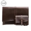 Genuine Leather Laptop Bag for 13" Macbook, Samsung, Lenovo, HP - 1