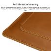 Genuine Leather Business Zipper Laptop Tablet Bag 13" & Below - Coffee - 5