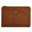 Genuine Leather Business Laptop Tablet Bag for 15" & Below - Brown - 1