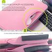 12" Pink Sleeve Bag for MacBook & Lenovo Laptops, 32x21x2cm Portable - 4
