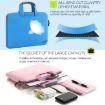 12" Portable Air Permeable Sleeve Bag for Laptops, 32x21x2cm, Green - 4