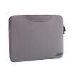 12" Portable Air Permeable Sleeve Bag for Laptops, 32x21x2cm, Grey - 2
