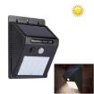 Outdoor Solar Motion Sensor Light, 20 LED, Black for Yard/Garden/Home - 1