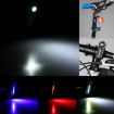 Rechargeable Red & Blue Warning Bicycle Tail Light - 6 Lamp Beads USB-C - 7