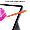 Carrot Silicone Cover for Samsung Galaxy S Pen - White Protective Case - 3