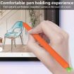 Carrot Silicone Cover for Samsung Galaxy Tab S7 - Orange Protective Case - 5