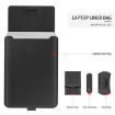 Universal Waterproof PU Leather Laptop Bag Set for 13/14" - Black - 3
