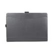 Microsoft Surface Pro 7/7+ Grey Leather Case with Pen Slot & Holder - 1