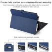 Microsoft Surface Pro 7/7+ Grey Leather Case with Pen Slot & Holder - 5