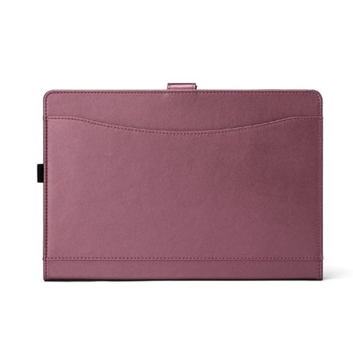 Surface Pro 7/7+ Red Leather Case with Pen Slot & Holder - 1