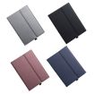 Surface Pro 7/7+ Blue Leather Case with Pen Slot & Holder - 2